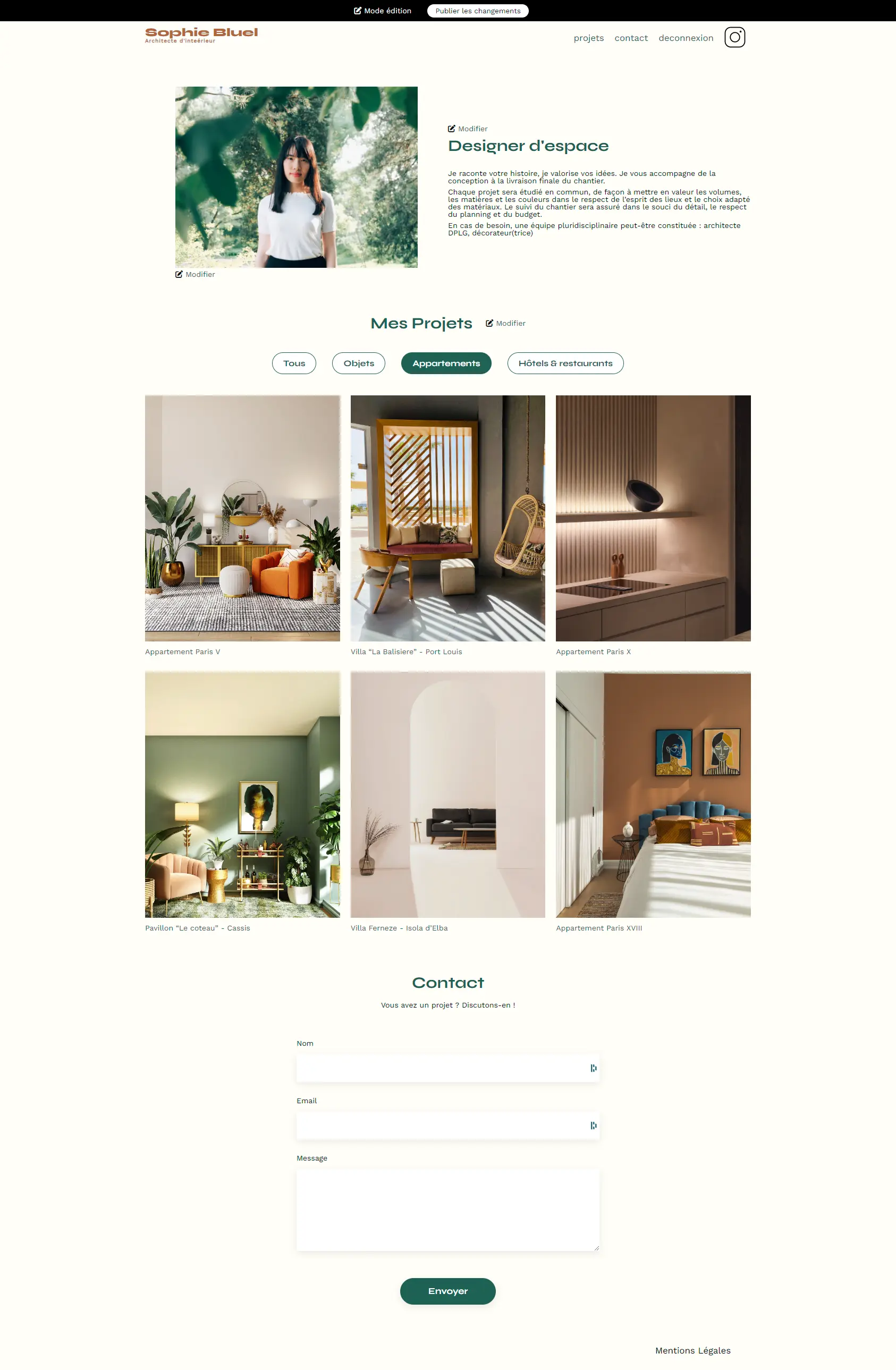 Sophie Bluel Portfolio